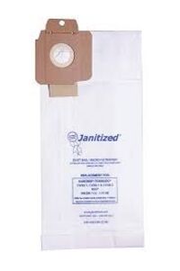 Janitized JAN-ADVSPEC-2(10) Paper Premium Replacement Commercial Vacuum Bag, For Advance Spectrum, Clarke CarpetMaster, SSS Prosense Vacuum Cleaners + 2 Pre-filters OEM#1471058500 (10-10 Packs